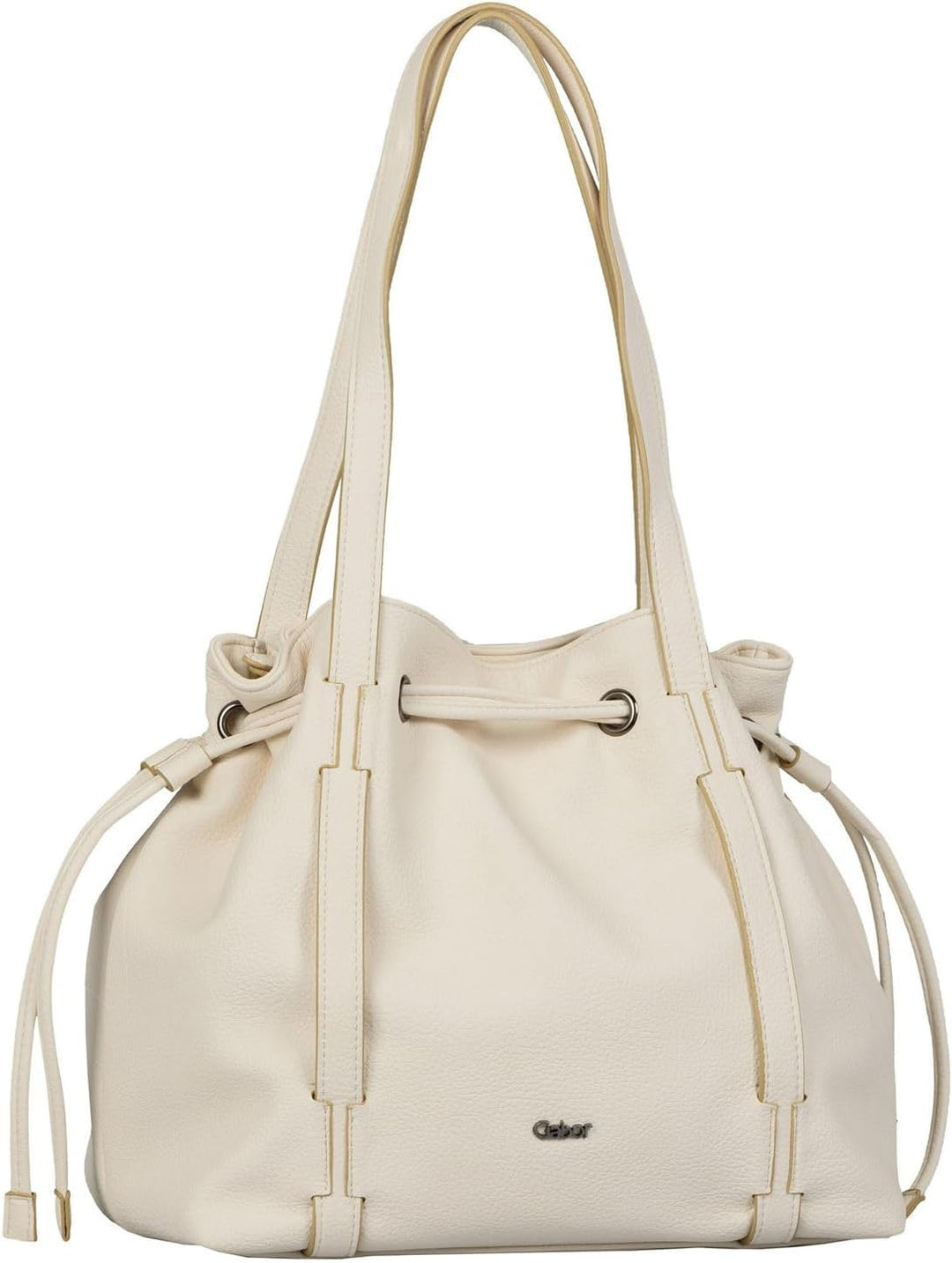 Gabor bags Malu Damen Shopper Umhängetasche Reissverschluss 34 x 18,5 x 29 Off White, 34 x 18,5 x 29