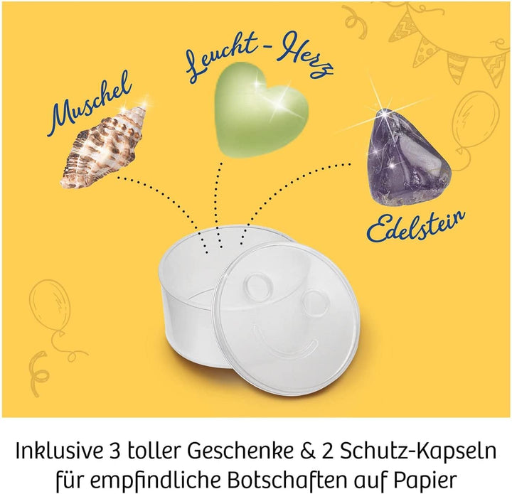 KOSMOS 658120 Happy Presents - Verstecke Überraschungen zum Ausgraben, Experimentierset für Kinder a