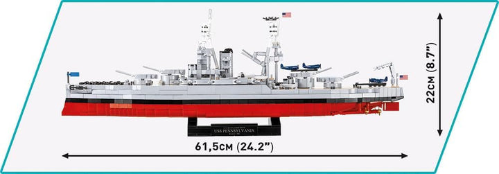 Klocki Pennsylvania - Class Battleship (2in1) - Executive Edition
