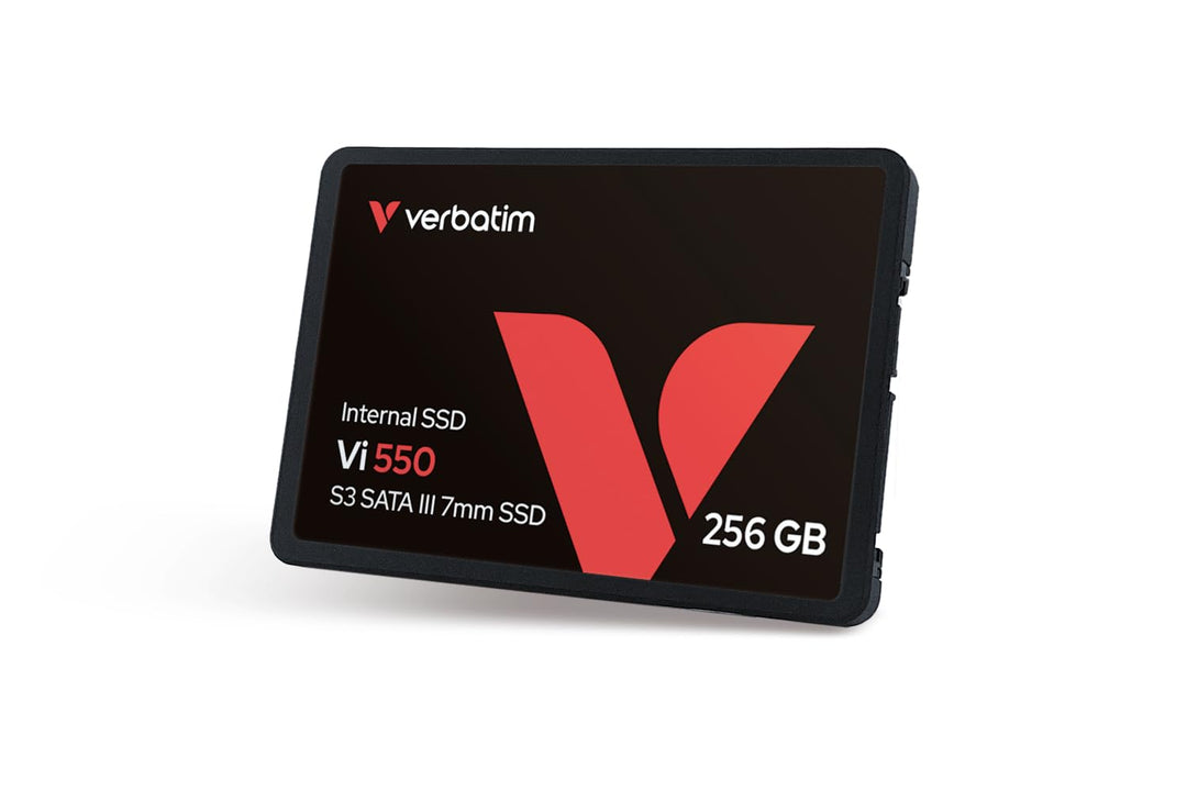 Verbatim Vi550 S3 SSD, internes SSD-Laufwerk mit 256 GB Datenspeicher, Solid State Drive mit 2,5'' S