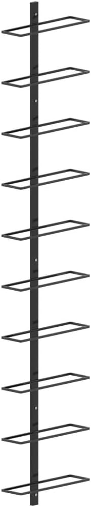 vidaXL Wand Weinregal für 10 Flaschen Flaschenregal Flaschenhalter Wandregal Hängeregal Flaschenstän