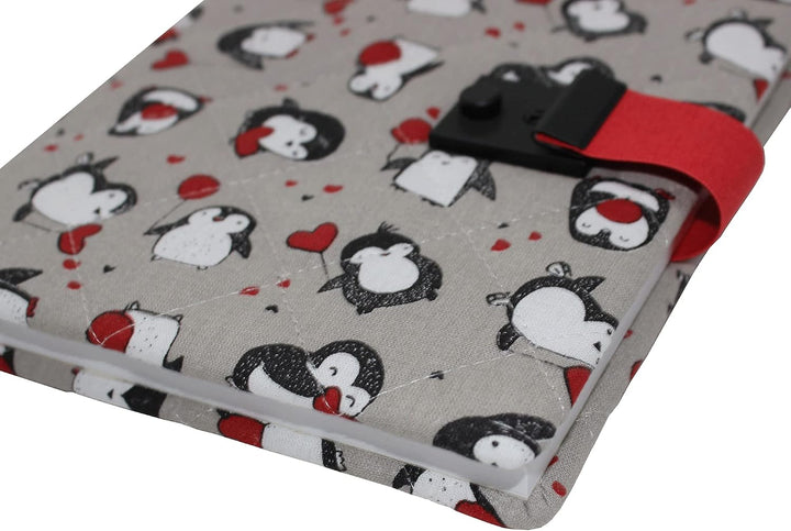 Tagebuch mit Schloss Pinguin