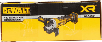 Dewalt Winkelschleifer, DCG405N, 18 V, XR, Bürstenlos, 125 mm (nur Korpus) Abgewinkelt, Abgewinkelt