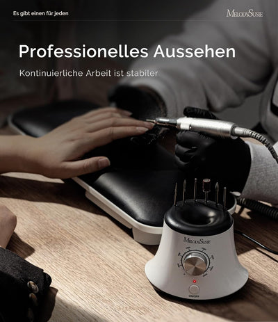 MelodySusie Nagelfräser 30000 U/min Professionelle Elektrische Nagelfeile Maniküre Pediküre Set Geln