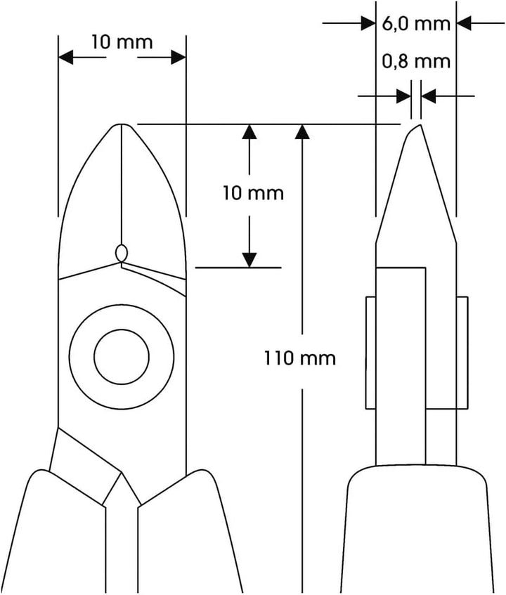 Bahco Lindstroem 8142 Seitenschneider, Ultra Flush 110mm Multi