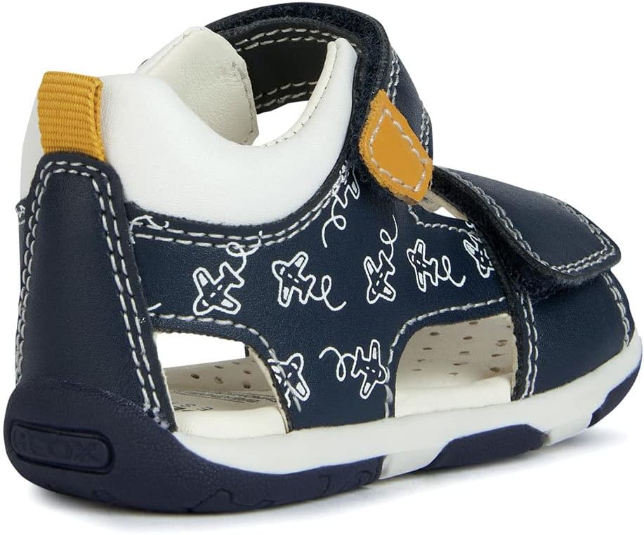 Geox Jungen B Tapuz Boy Sandal 19 EU Navy Ochre, 19 EU Navy Ochre