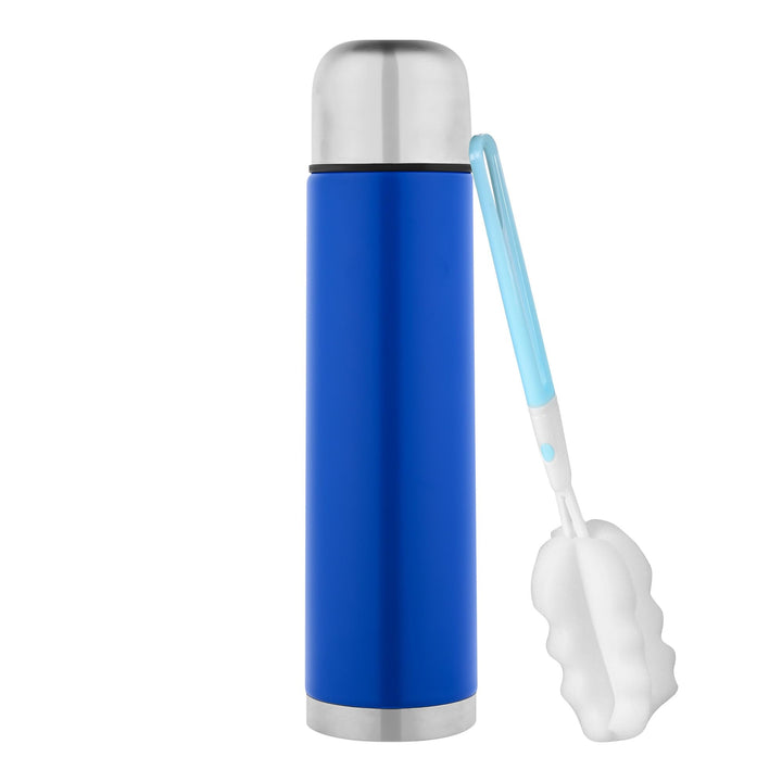 GRÄWE Thermosflasche,1 Liter Edelstahl Trinkflasche, Thermoskanne, Isolierflasche für unterwegs mit