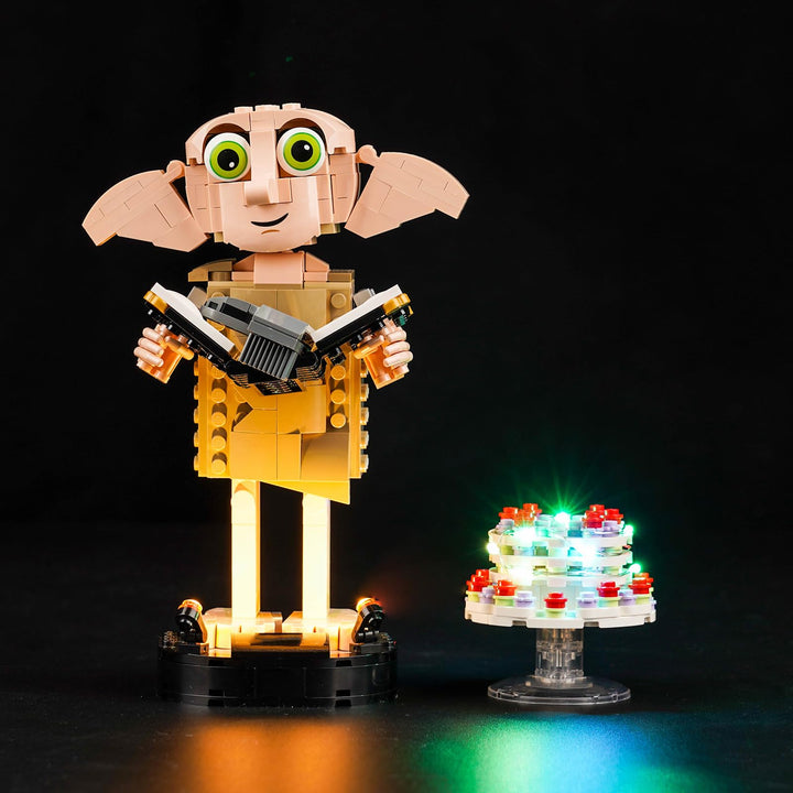 BrickBling Led Licht Set Kompatibel mit Lego Dobby The House-Elf (Kein Lego), Dekorationsbeleuchtung