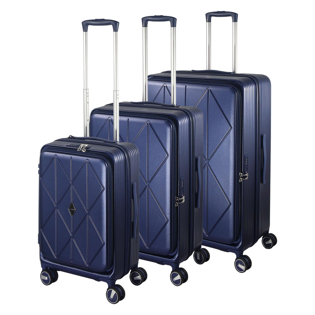 Erweiterbares Hartschalenkoffer Set, mit deutschem Polycarbonat hergestellt, 3-teilig, Spezielles Fr