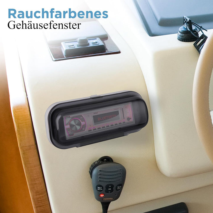 Pyle wetterfeste Radio Schild weiss, weiss