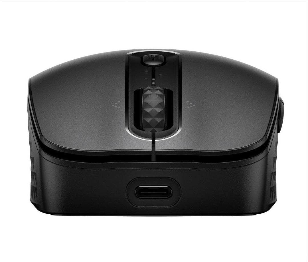 HP 690 Wiederaufladbare Wireless-Maus, Bluetooth, Qi- und USB-C-Ladefunktion, 6 programmierbare Tast