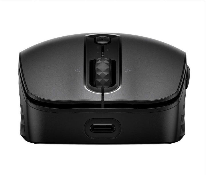 HP 690 Wiederaufladbare Wireless-Maus, Bluetooth, Qi- und USB-C-Ladefunktion, 6 programmierbare Tast