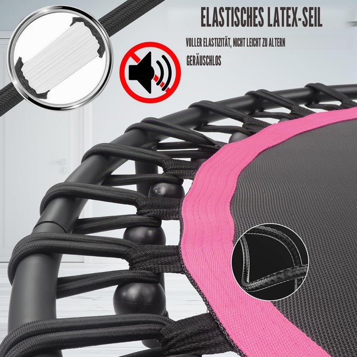 Newan Mini-Trampolin, leises Mini-Trampolin, Fitness-Trampolin, Bungee-Rebounder, Springen, Cardio-T
