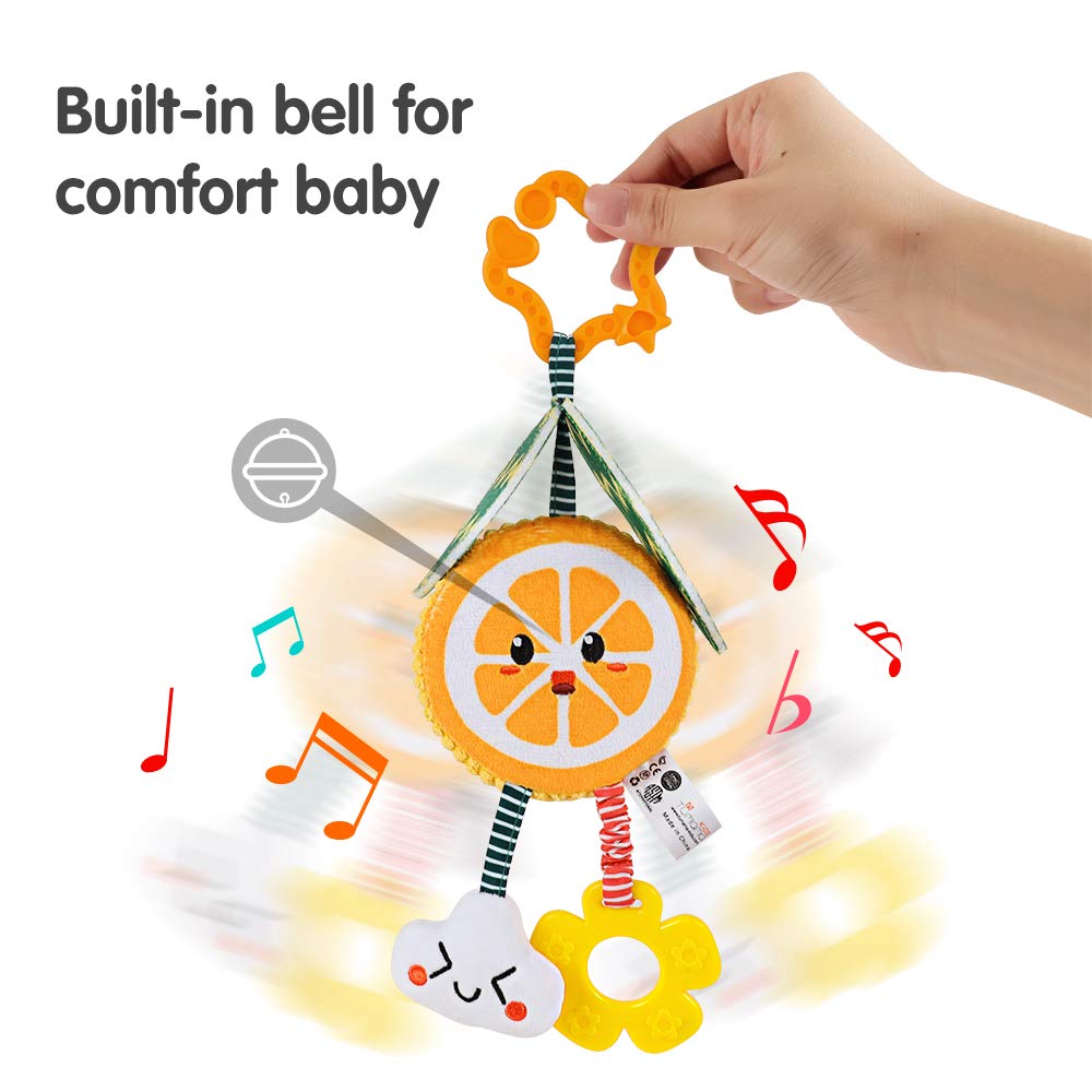 TUMAMA Babyspielzeug 6 Monate Soft Rassel Kinderbett Kinderwagen Kinderwagen Spielzeug für Neugebore
