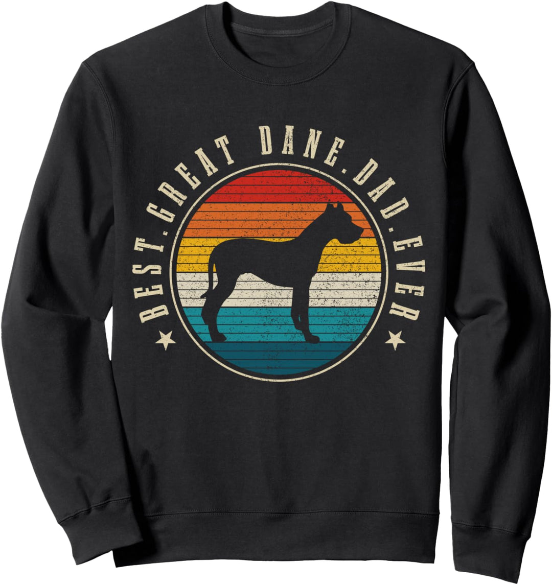 Dänische Dogge Vintage Hund Lustig Sweatshirt