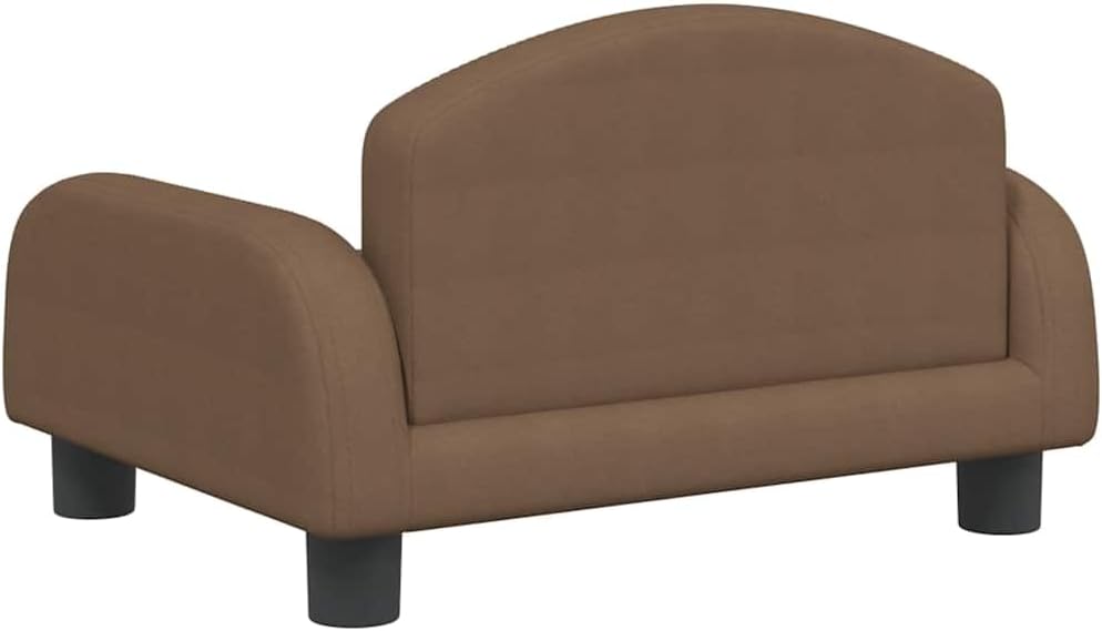 vidaXL Kindersofa Braun 50x40x30 cm Stoff 50 x 40 x 30 cm Braun, 50 x 40 x 30 cm Braun