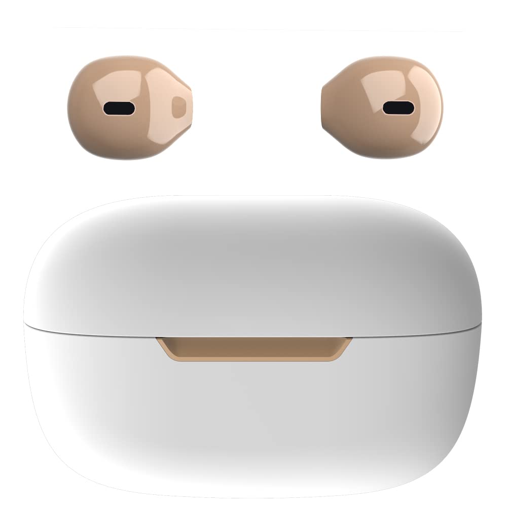 Mini Wireless Bluetooth Ohrhörer Kleine Kopfhörer Semi In-Ear Headset mit Ladetasche Freisprecheinri