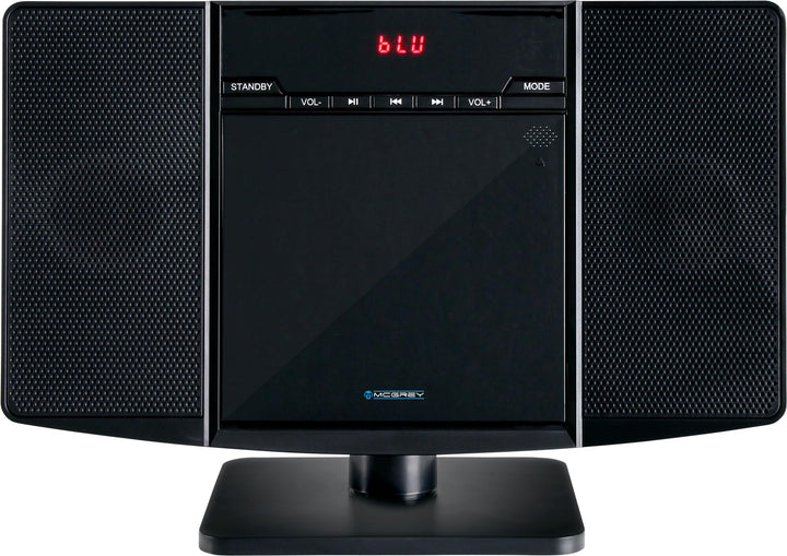 McGrey MCD-60 Vertikal Stereoanlage - Platzsparende Kompakt-HiFi mit CD/MP3-Player, USB-Slot, Blueto