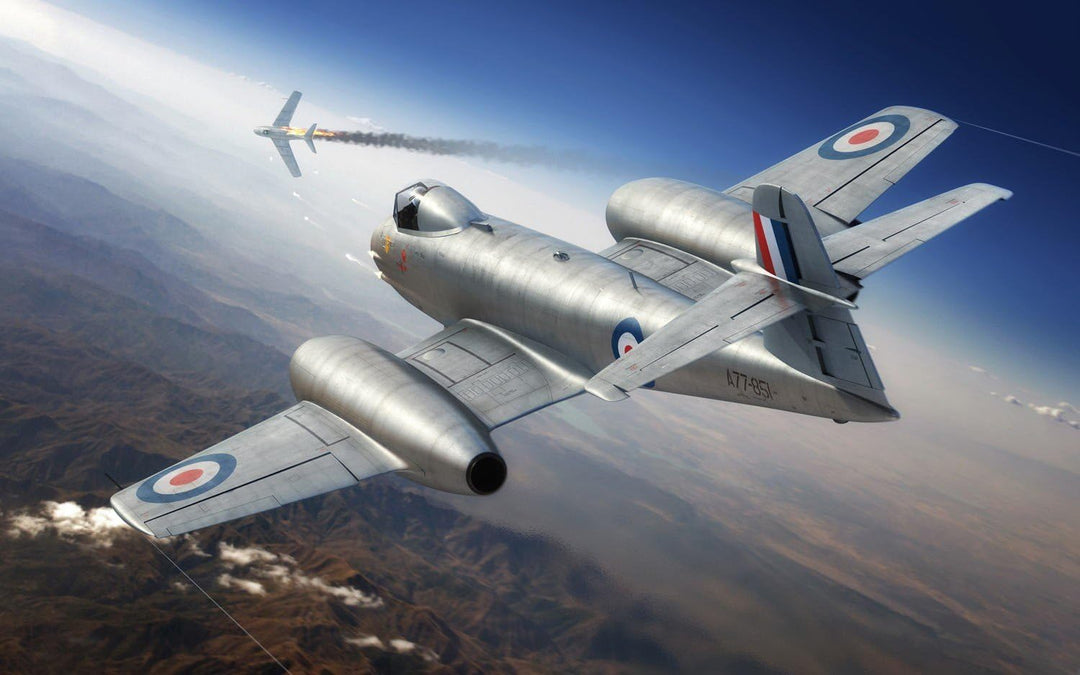 Airfix A09184 1/48 Gloster Meteor F8, KoreaKrieg Modellbausatz, Grau
