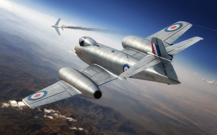 Airfix A09184 1/48 Gloster Meteor F8, KoreaKrieg Modellbausatz, Grau