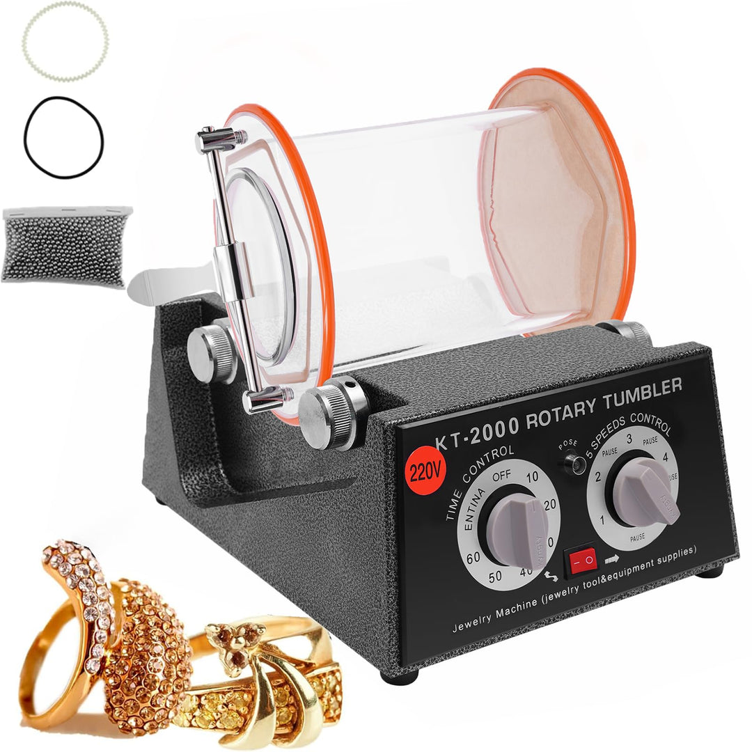 Poliertrommel 3KG/5KG Schmuck Polieren Machine 5KG 80W, 5KG 80W