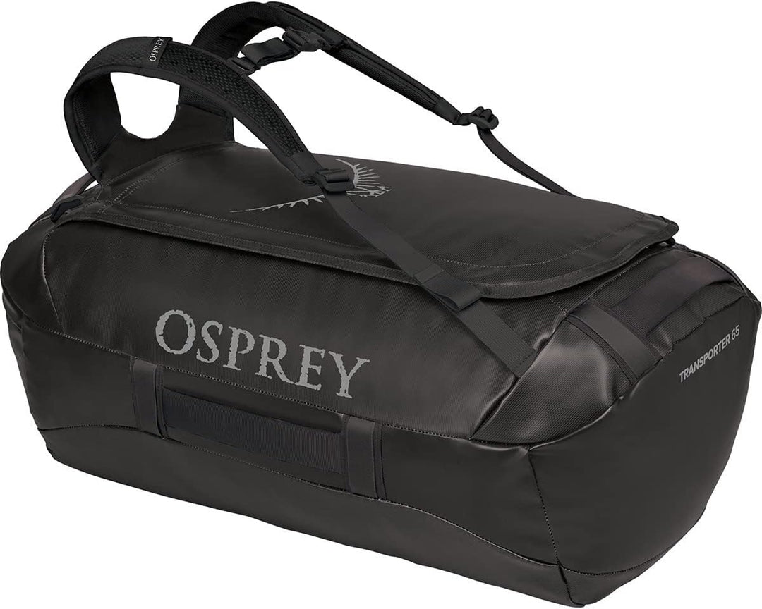 Osprey Unisex – Erwachsene Transporter 65 Duffel Bag Einheitsgrösse Schwarz, Einheitsgrösse Schwarz