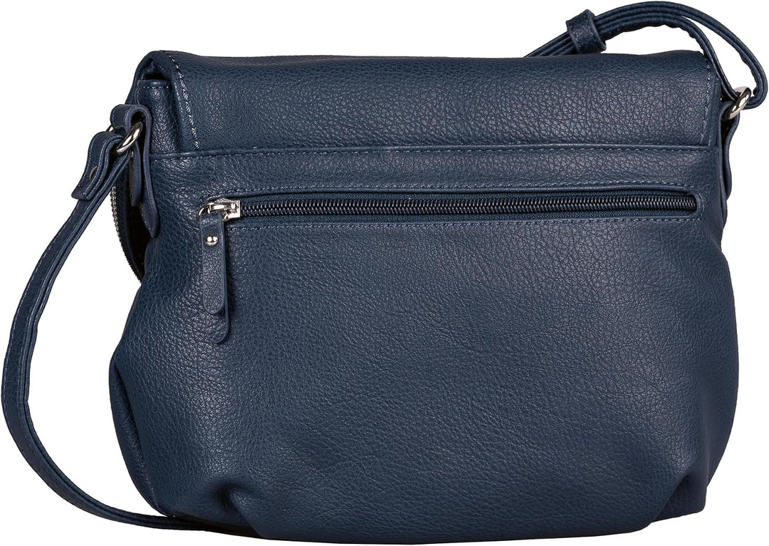 TOM TAILOR Lari Damen Umhängetasche Crossbody Bag Mittelgross Einheitsgrösse Blau, Einheitsgrösse Bl