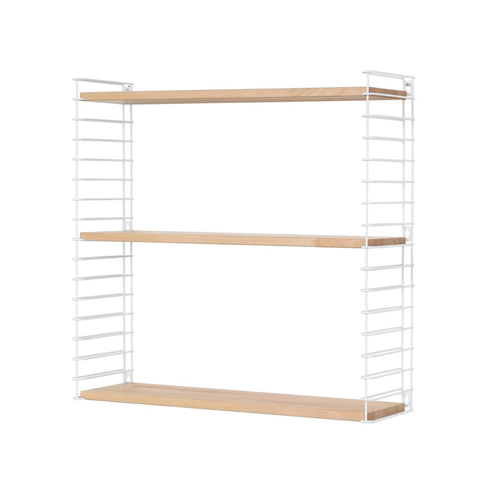 Tomado Zeitloses und modulares Wandregal, holz, Wood/White, 70x21x68 cm, Wood/White