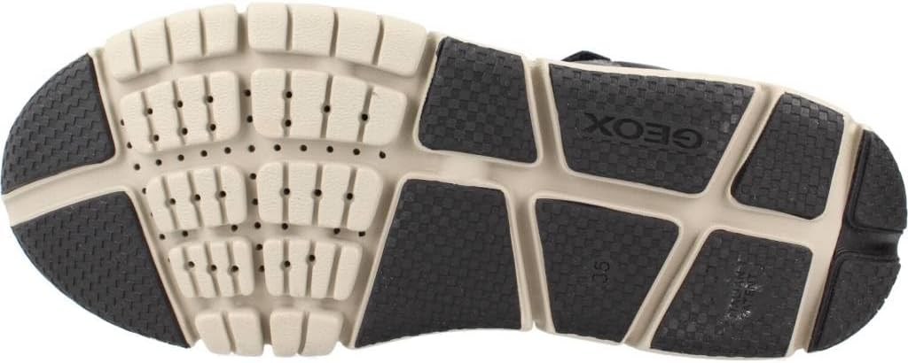 Geox Jungen J Flexyper Boy Sneaker 28 EU Schwarz, 28 EU Schwarz