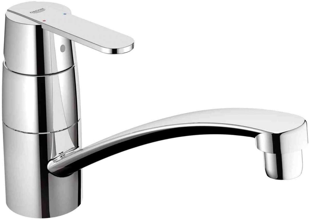 GROHE Eurostyle Cosmopolitan - Spültischarmatur (flacher schwenkbarer Auslauf, Einlochmontage, langl