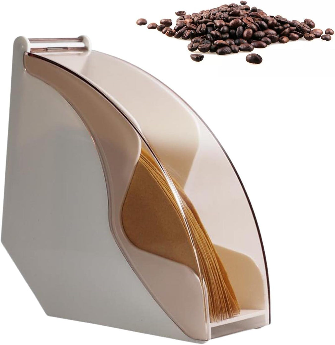 Kaffeefilterhalter, Kaffeefilterbox mit staubdichter, 4 FarbenKaffeefilteraufbewahrung Abdeckung Fil