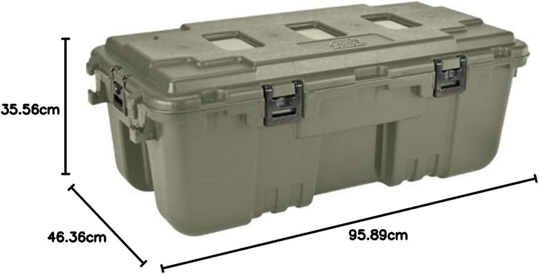Plano Aufbewahrungsboxen Jäger-grün 108 Quart Mit Rädern (1819), Jäger-grün 108 Quart Mit Rädern (18