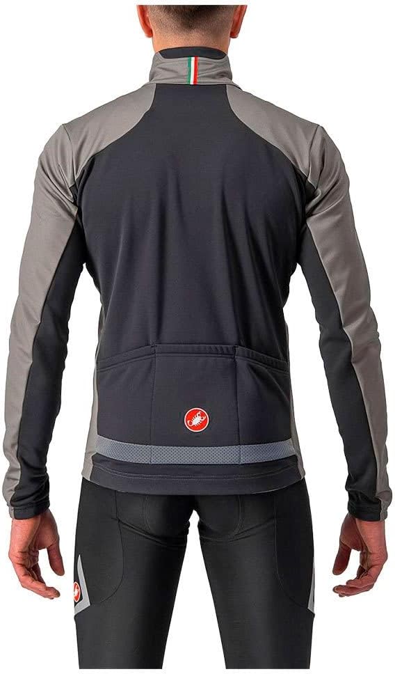 Castelli Herren Transition 2 Jacket Jacket XXL NICKEL GRAY/DARK GRAY-SILVER R, XXL NICKEL GRAY/DARK