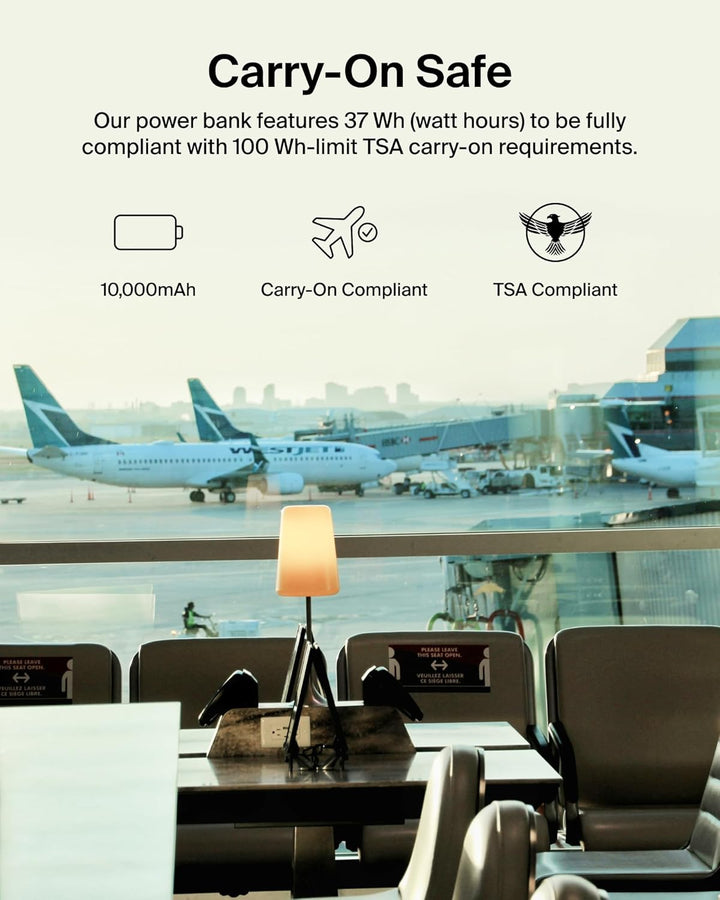Belkin BOOSTCHARGE Plus 10K tragbares Ladegerät und Powerbank (10.000 mAh mit integriertem Lightning