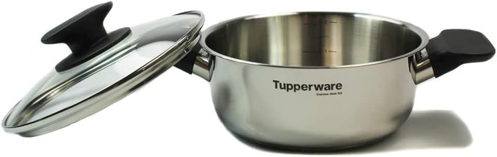 TUPPERWARE Chef-Serie Universal Series Stockpot Suppentopf 2,4 L Induktion mit Spültuch