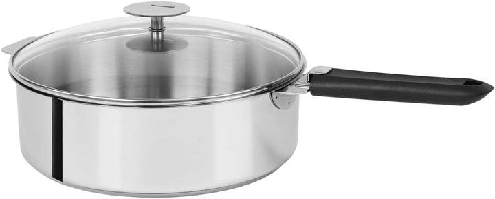 Cristel Pfanne, Edelstahl, Silber, 24 cm 24 cm Silber, 24 cm Silber