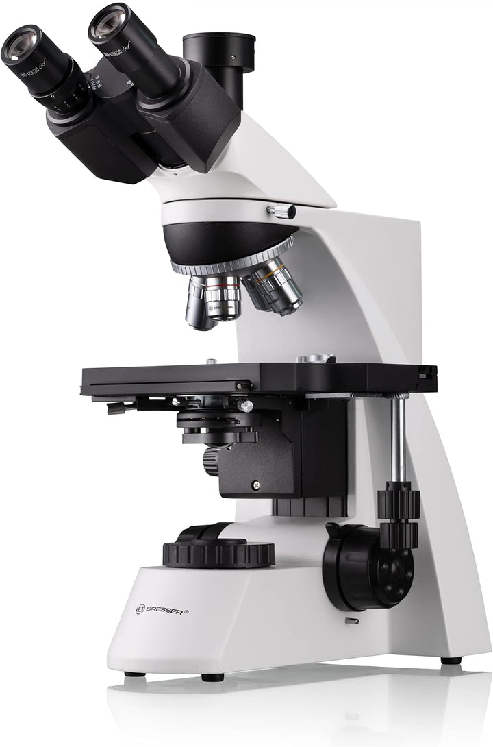 Bresser trinokulares Durchlicht Mikroskop Science TRM-301 Trino 40-1000x Vergrösserung, planachr. Ob