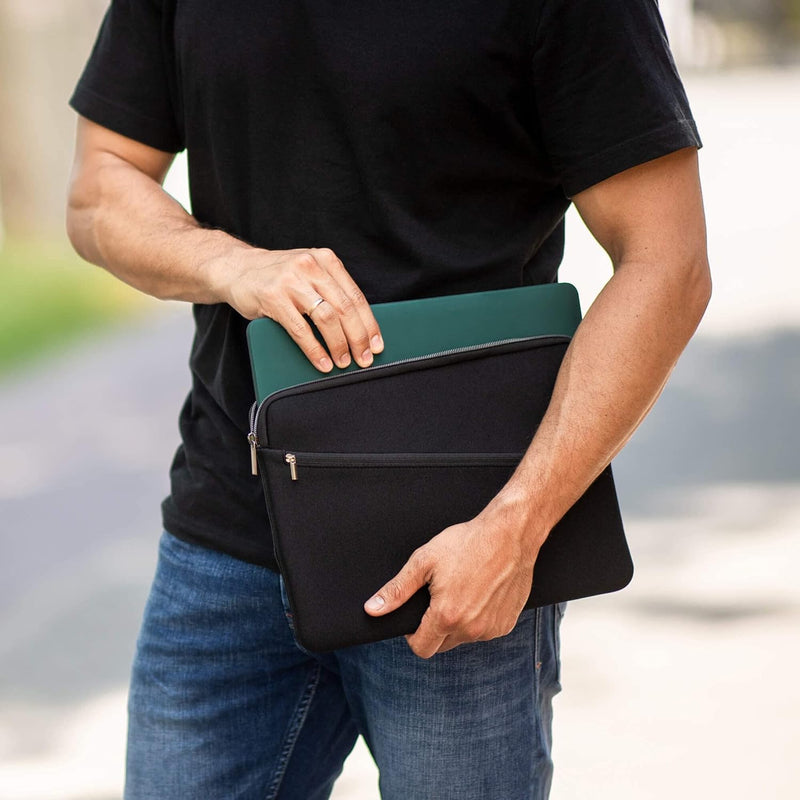 Artwizz Neoprene Sleeve PRO kompatibel mit MacBook Pro 14 (M3/M2/M1) - Schutzhülle mit Zubehör-Fach,
