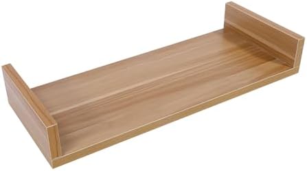 Monitorständer aus Holz, Schreibtisch-Monitorständer, für Monitor Fernseher Notebook Display Regal 5