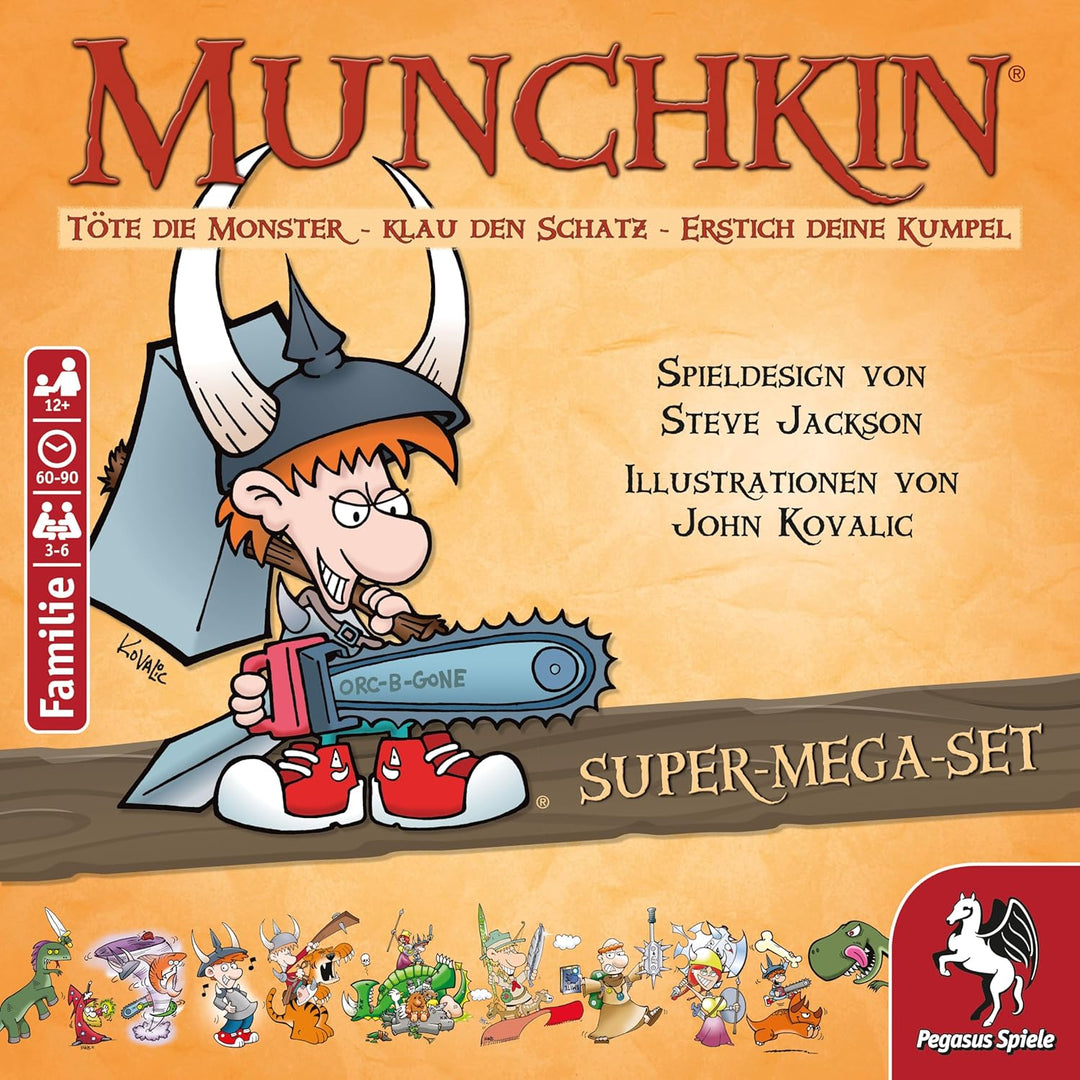 Pegasus Spiele Munchkin Fantasy Super-Mega-Set