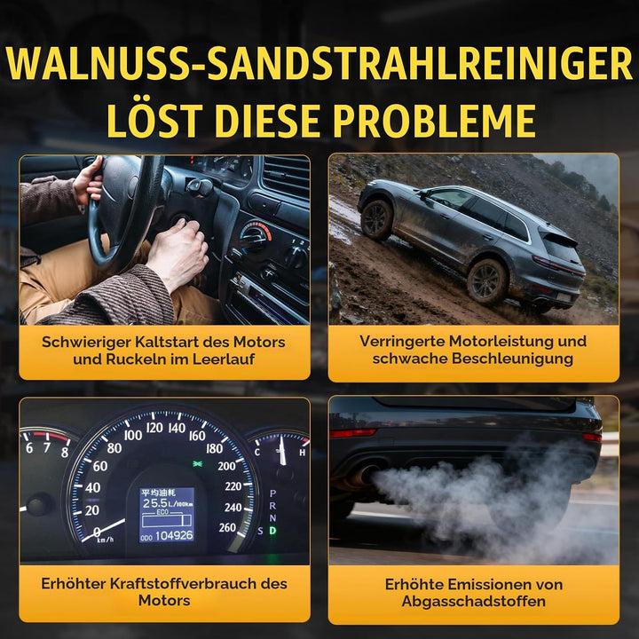 220V Nussschalen Strahlgerät,Walnuss-Sandstrahlreinigungsgerät zur Entfernung von Kohlenstoffablager