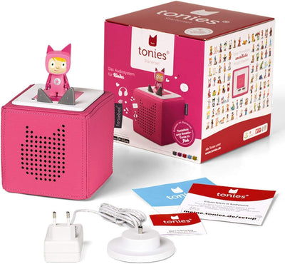 tonies Toniebox Starter Set inkl. 1 Kreativ Figur – Audioplayer für Hörbücher und Lieder für Kinder,