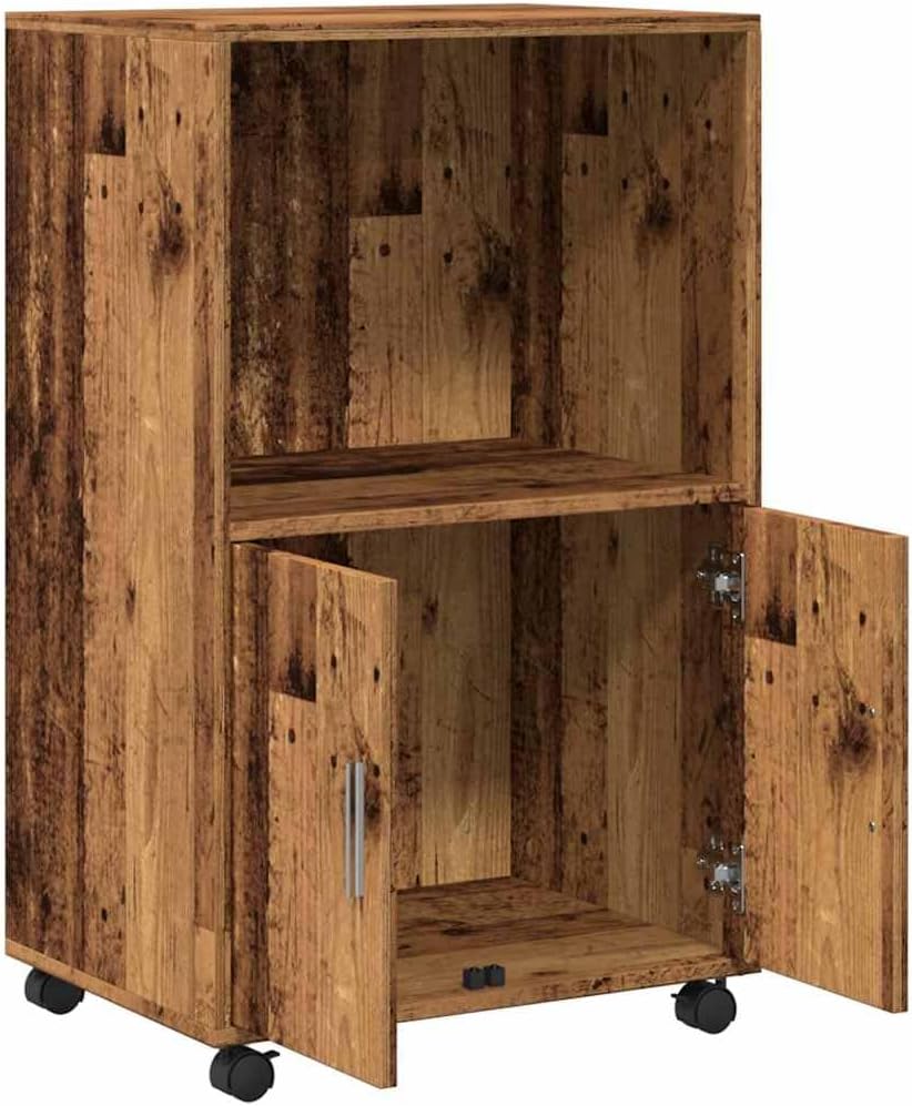 vidaXL Rollschrank, Büroschrank mit Stauraum, Aktenschrank für Wohnzimmer Büro, Bürocontainer Schran