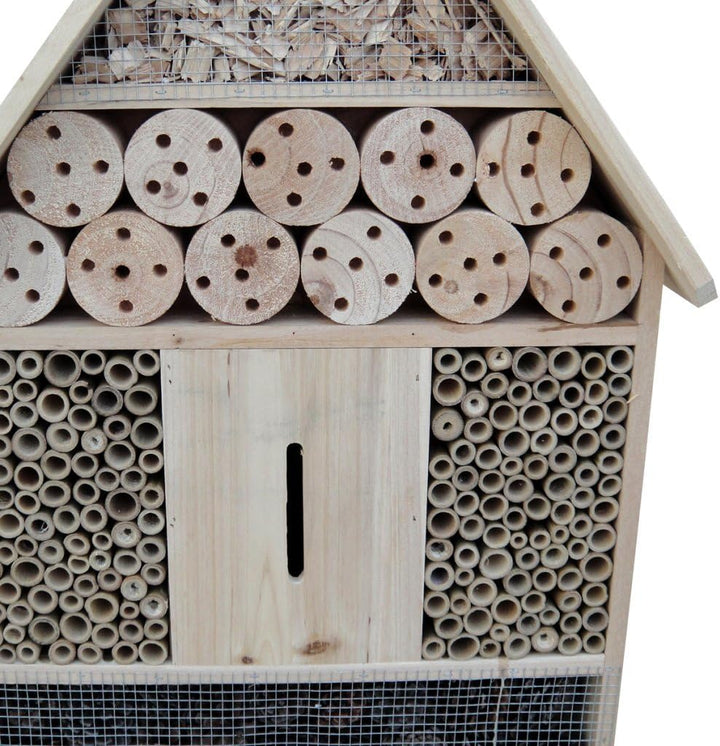 vidaXL XXL Insektenhotel Holz Bienen Insektenhaus Nistkasten Brutkasten 99 cm