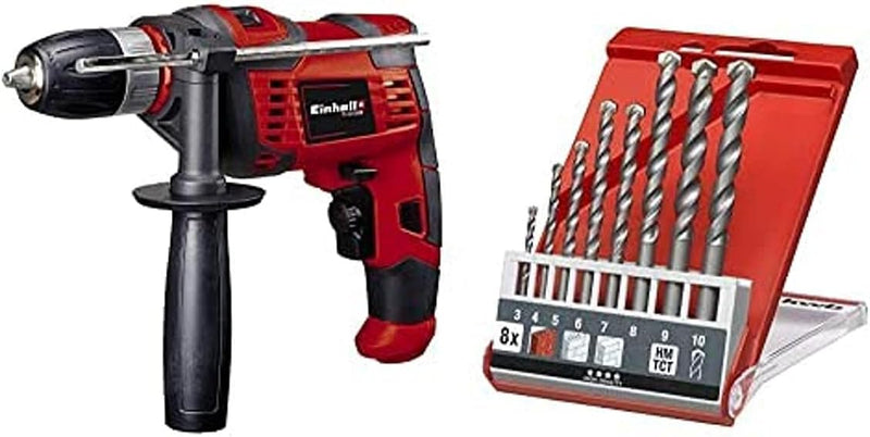 Einhell Schlagbohrmaschine TC-ID 550 E (550 W, Drehzahlregelelektronik, Drehzahlvorwahl, Rechts-/Lin