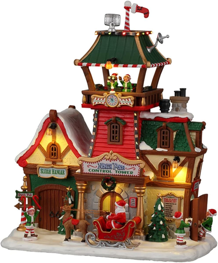 Lemax 25864-UK Santa's Wonderland Lighted Buildings: North Pole Control Tower