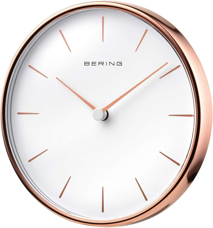 BERING Damen und Herren Wallclock Quarz Movement - Home Decor Collection mit Kunststoff Glas 90162-6