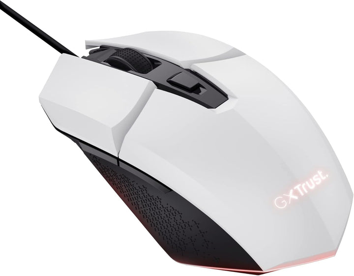 Trust Gaming GXT 109W Felox Gaming Maus mit 6 Programmierbare Tasten, Mehrfarbige LED-Beleuchtung, 2