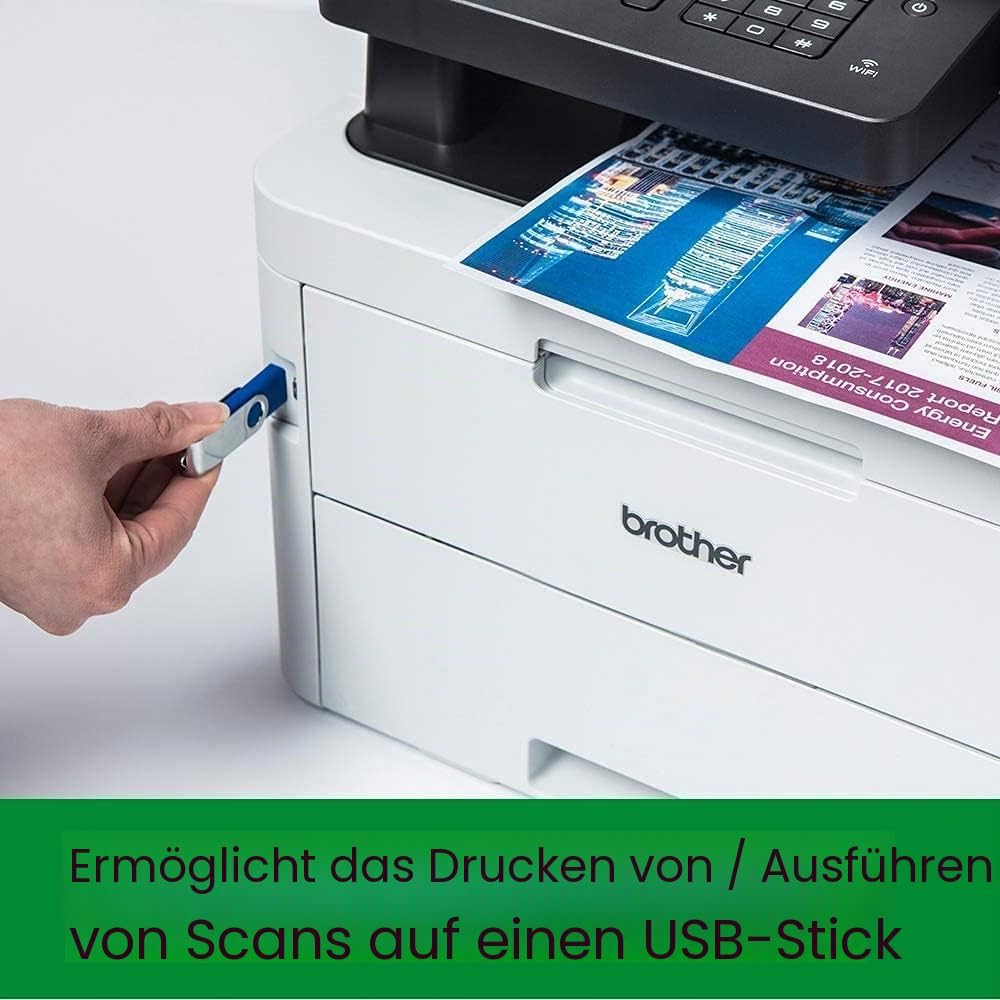 Brother MFC L 3750 CDW Farbig Multifunktionsgerät - Spanisch/Portugiesische Menü Sprache Single MFC-