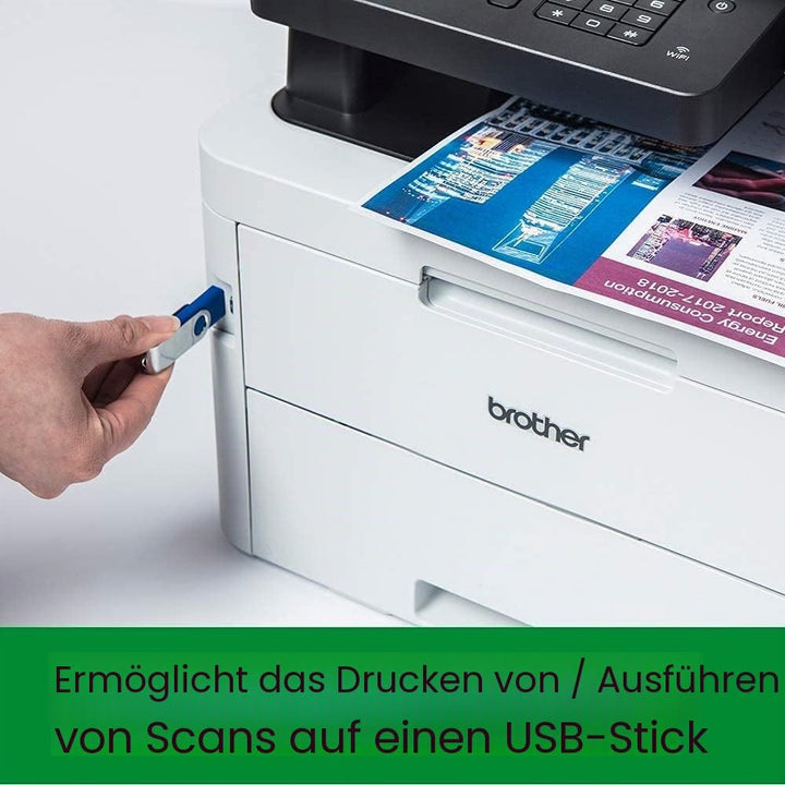 Brother MFC L 3750 CDW Farbig Multifunktionsgerät - Spanisch/Portugiesische Menü Sprache Single MFC-